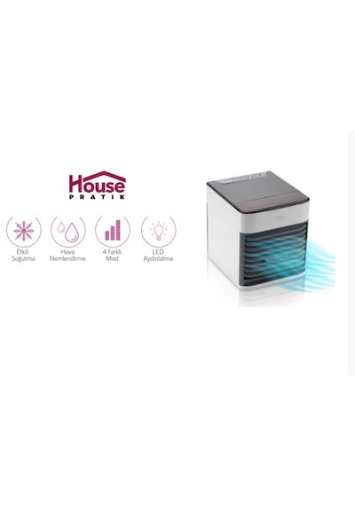House Pratik Airlife Taşınabilir Klima Kişisel Masaüstü Hava Soğutucu Nemlendirici
