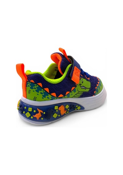 Pepino 2254 Ortopedik Erkek Bebek Saks Mavi Işıklı Rahat Sneaker