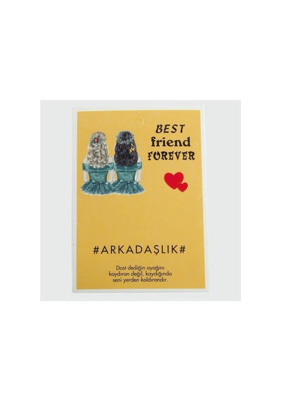 3'lü Arkadaşlık Bileklik Kartı Diğer