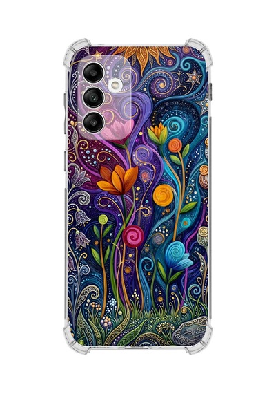 Printify Samsung Galaxy M13 İle Uyumlu Düşlerin Dansı Serisi Rüyalar Ötesi Tasarımlı Uv Baskılı Köşe Korumalı Antişok Kılıf Şeffaf