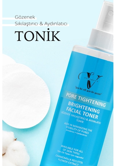 Vitanova Gözenek Sıkılaştırıcı ve Aydınlatıcı Tonik 250 ML