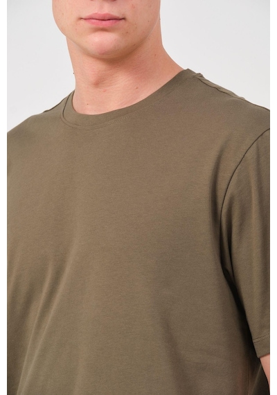 Rich Erkek 3 Lü Paket %100 Pamuk Oversize Tişört Basic Bisiklet Yaka Kısa Kollu T-shirt Gri