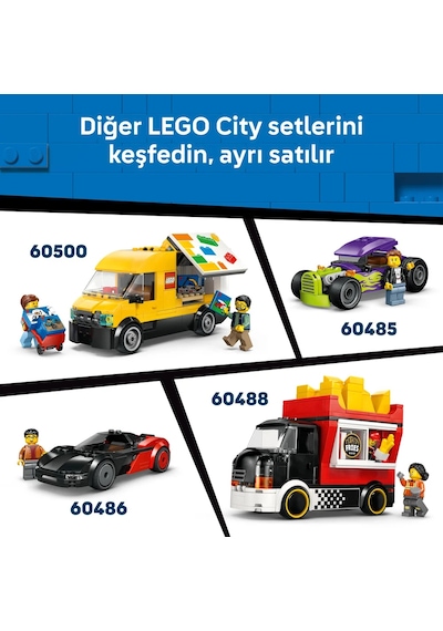LEGO® City Polis Mahkum Nakliye Aracı 60479 - 6 Yaş ve Üzeri Çocuklar için Yaratıcı Oyuncak Yapım Seti (198 Parça)