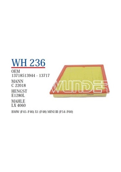 Bmw X1 F48 Wunder Hava Filtresi 13718513944 - 13717619267