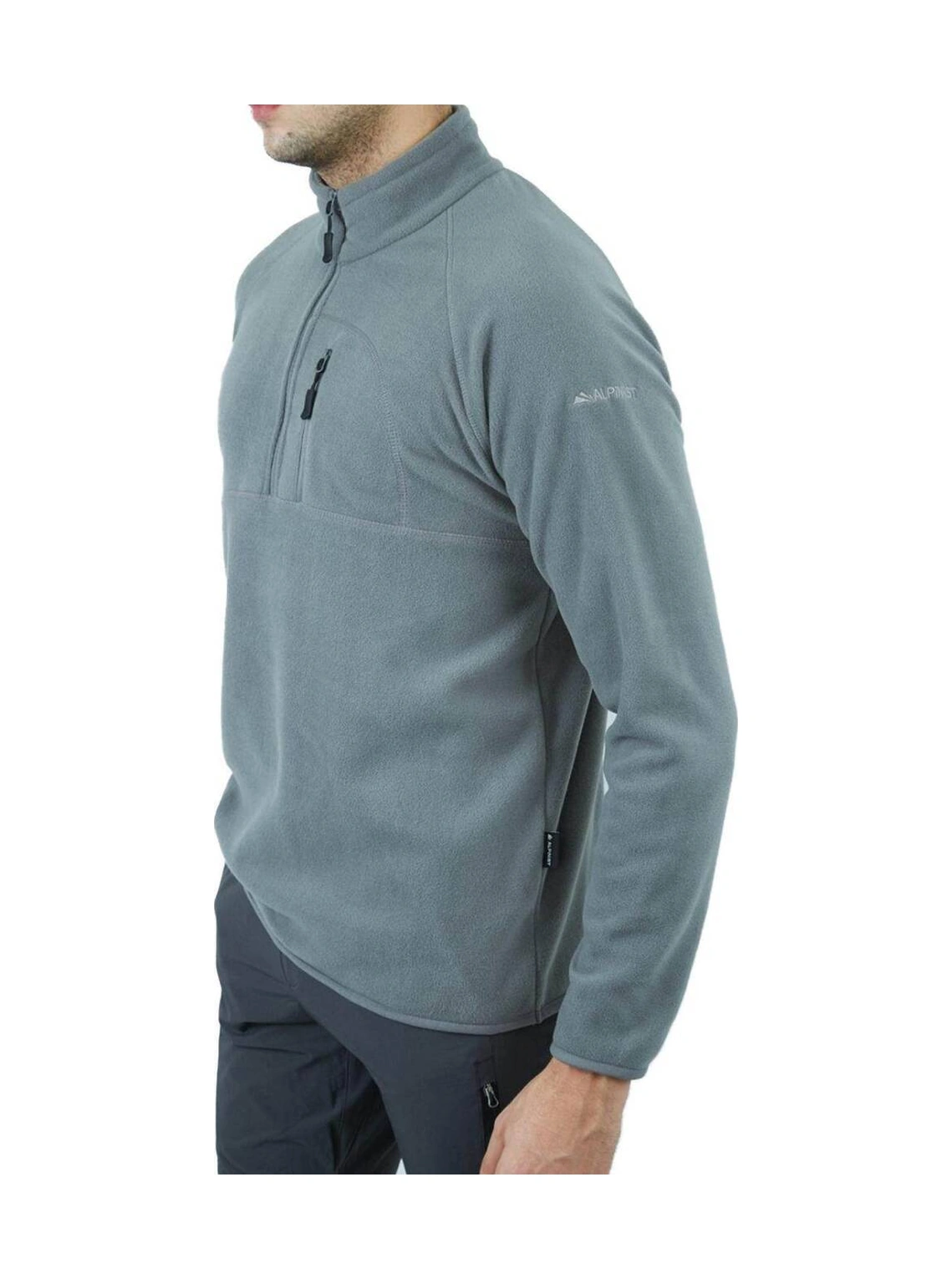 Alpinist Gamma Yarım Fermuarlı Erkek Polar 600508-gr Gri