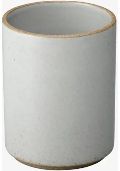 Hasami Porcelain Japon Tasarımı 8,5 Cm Parlak Tumbler & Saklama Kabı Şık Ve Modüler Gri