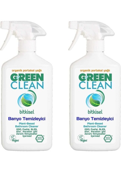 Green Clean Organik Banyo Temizleyicisi 2'Li Set