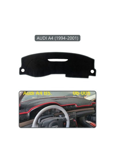 Audı А4 1994-2001 Torpido Koruma Halısı Gri Kenar