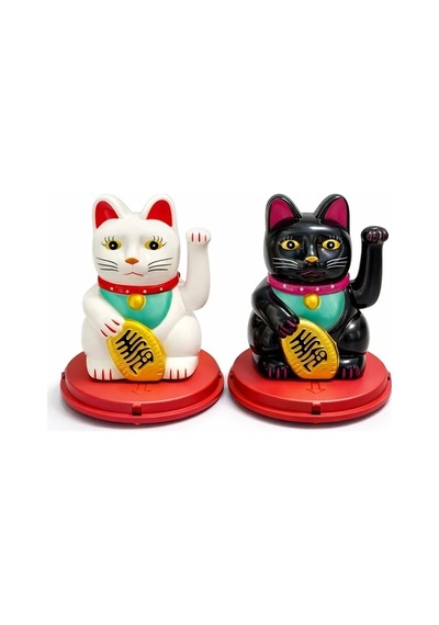Ers Güneş Enerjili Sallanan Şans Kedisi - Maneki Neko Tcx4521