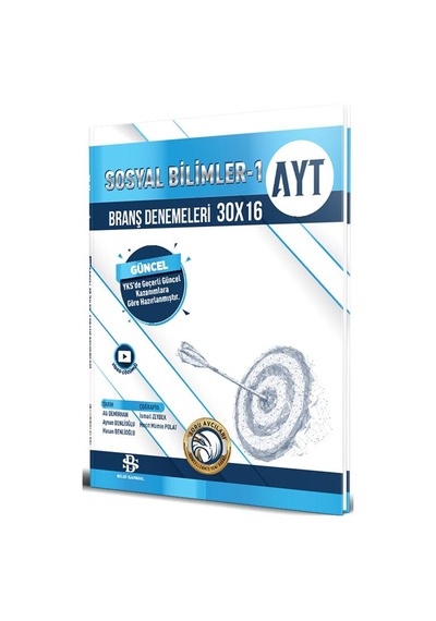 2023 AYT Sosyal Bilimler  -  1 30 x 16 Branş Deneme -  Bilgi Sarmal Yayınları