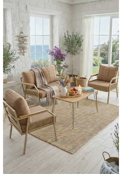 Ard & Garden Daisy Makrome Örgülü 211 Masalı Kahverengi Balkon & Bahçe Mobilyası Seti Balkon Takımı Kahverengi Ard & Garden Daisy Makrome Örgülü 211 Masalı Kahverengi Balkon & Bahçe Mobilyası Seti Balkon Takımı Kahverengi