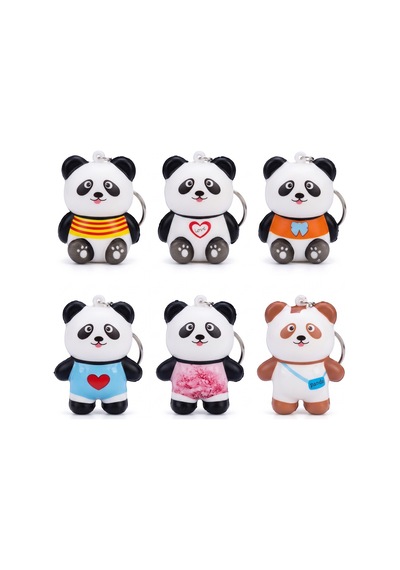 Bakgelal Sevimli Panda Squishy Anahtarlık Sıkılabilir Yumuşak Stres Oyuncağı Çanta Süsü - 9066816809122