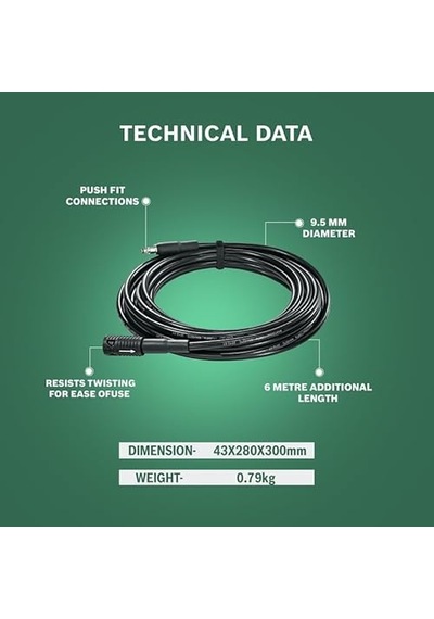 Bosch Home And Garden Yüksek Basınçlı Yıkama Makinesi Için 6 Metr