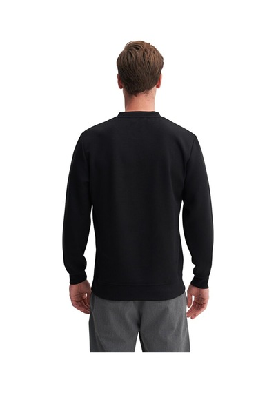 Cazador Erkek Siyah Caz 54260 Viskon Basic Sweat Sweatshirt