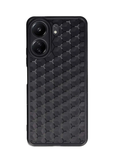 Xiaomi Redmi 13c Kılıf Petek Silikon Kapak - Siyah 0.2M-Çok Renkli