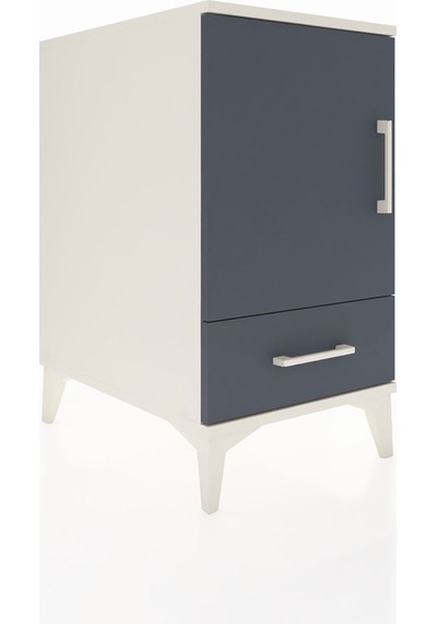 Kronos Komodin 2 Raflı Tek Çekmeceli Tek Kapaklı 44x59x80 Aytaşı-antrasit Aytası Kronos Komodin 2 Raflı Tek Çekmeceli Tek Kapaklı 44x59x80 Aytaşı-antrasit Aytası