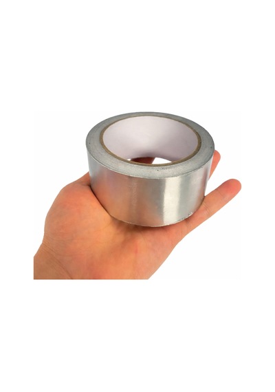 Alüminyum Folyo Bant 45 Mm X 25 Metre Isıya Dayanıklı Havalandırma Klima İzolasyon Tamir Bandı