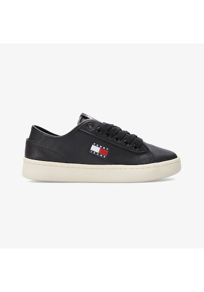 Tommy Hilfiger Tommy Jeans Court Low Kadın Siyah Spor Ayakkabı En0en02875 Siyah