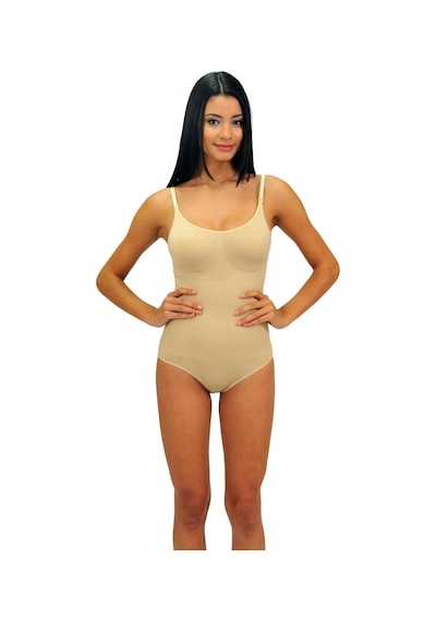 Bonbonetti Chocolate Baby & Kids Kadın Ten Slip Kesim Çıtçıtlı Body Korse 1040 Ten