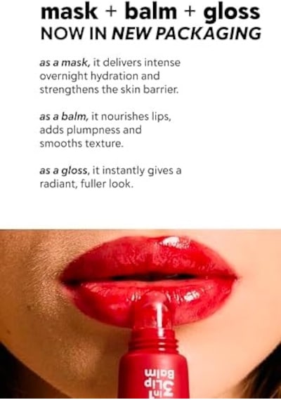 Cream Co. Nemlendirici Parlatıcı 3in1 Lip Balm, Dudak Bakım, Strawberry Sorbet Kırmızı, Hyaluronik Asit Seramid