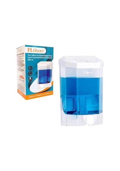 Hubrendy Tedarik Plastik Büyük Şeffaf Sıvı Sabunluk 1000 Ml. Royaleks-f086 Diğer