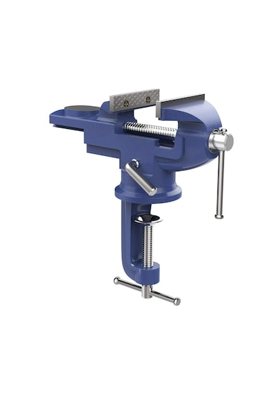 Steiner 60 Mm Dönerli Örslü Mini Masa Ve Tezgah Mengenesi Mavi