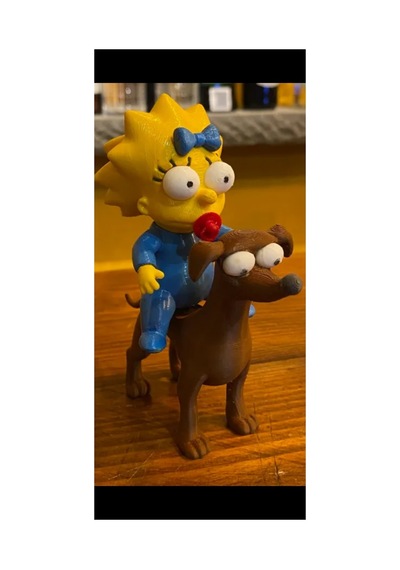 The Simpsons Maggie Simpson Figür 17 Cm