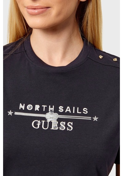 Guess Bayan T Shirt W6gı03 K2657 G7v2 Lacivert Lacivert