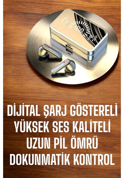 Bluetooth - 643 - Bağlantılı Dijital Göstergeli Yüksek Ses - Muratech - Kaliteli Kulaklık