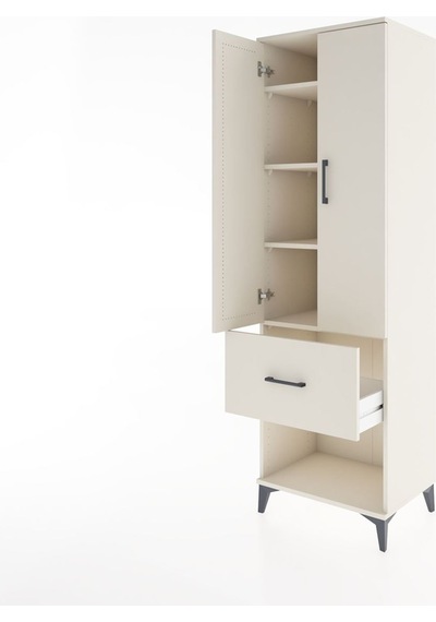 Hyperion Dolap 4 Raflı Tek Çekmeceli 2 Kapaklı 60x44x195 Ayta... Aytaşı
