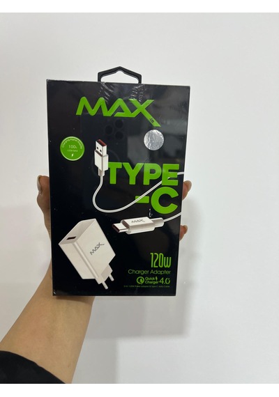 T-Max FC1025 1M 120 W Type-c Usb Şarj Cihazı Adaptör Kablo Set