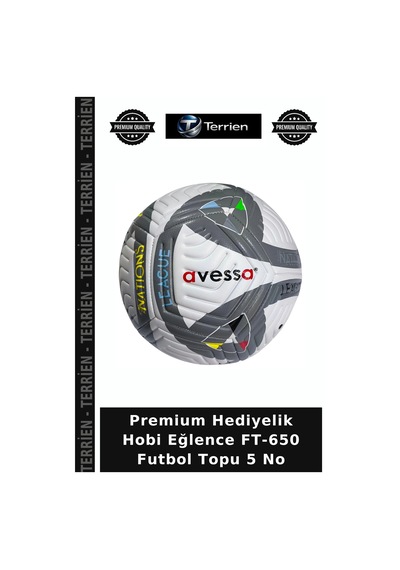 Premium Hediyelik Hobi Eğlence Ft-650 Futbol Topu 5 No Çok Renkli