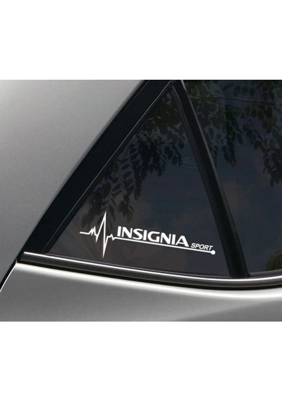 Opel Insignia Yan Cam Sticker Oto Kapı Çıkartma 20Cmx7Cm
