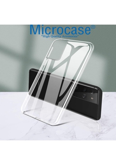 Microcase Samsung Uyumlu Galaxy S21 Ultra Ince 0.2 Mm Soft Silikon Kilif Seffaf 476260179