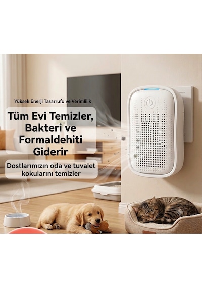 Oda Kötü Koku Hava Temizleyici Hepa Filtreli