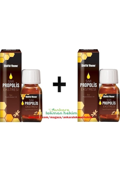 2 Adet Aksu Vital Shiffa Home Sivi Propolis Eki 50 ML