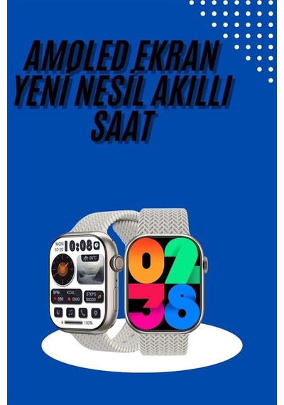 Akıllı Kol Saat Amoled Ekran Android Ve İos Uyumlu Arama Konuşma - Lisinya