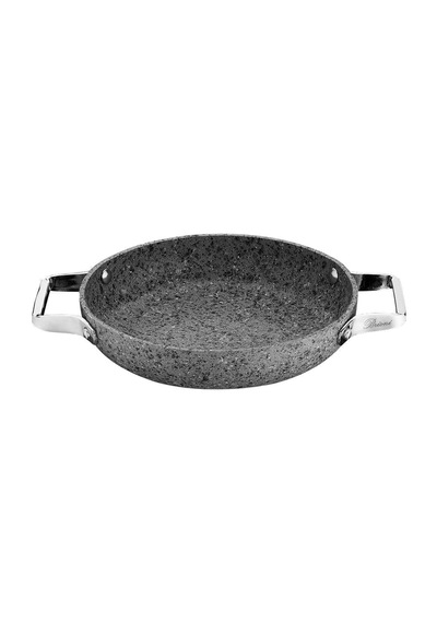 Stone-age 20 Cm Çizilmez Yanmaz Yapışmaz İndüksiyonlu Sahanlık-7664 Gri