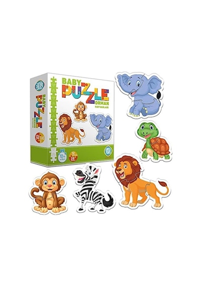 Circle Toys Baby Puzzle Orman Hayvanları 50 x 22