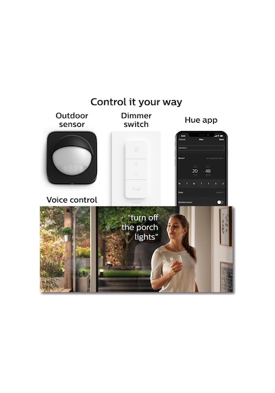 Philips Hue WCA Econic Dış Mekan Set Üstü Lamba 1x15W