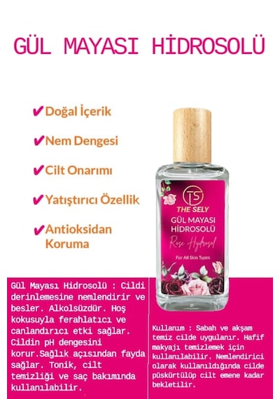 The Sely Gül Mayası Hidrosolü 50 ML