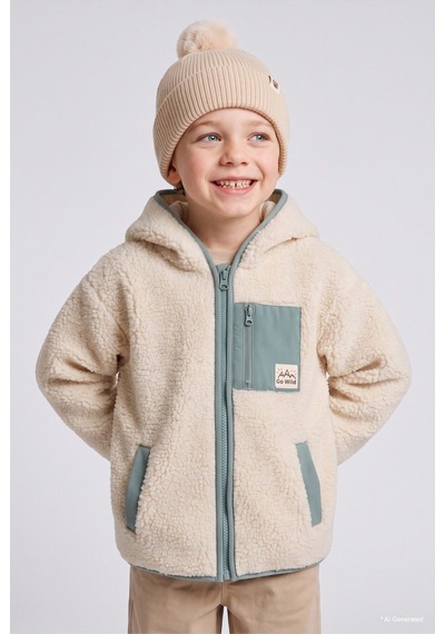 Defacto Dokuma Etiketli Triko Bere Erkek Bebek Y6262a226wnbg186 Bej-bg186