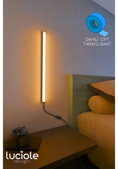 Rgb Led Lamba - Uzaktan Kumandalı, 50cm Renkli Işık Çubuğu Yatak Üstü & Salon Için