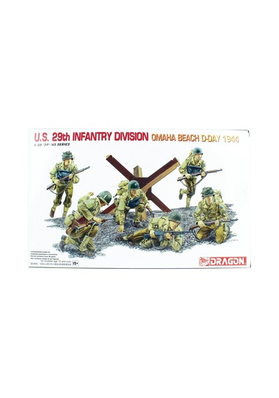 1/35 Abd 29. Piyade Tümeni Omaha Sahili Figür Maketi, Dragon 6211