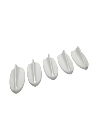 Balık Sırtı Mini Süs Anten Beyaz 5& 39li
