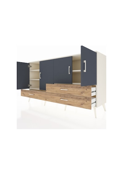 Hyperion Konsol 5 Raflı 3 Çekmeceli 4 Kapaklı 176x44x99 Aytaşı-an Aytaşı-antrasit/çam Hyperion Konsol 5 Raflı 3 Çekmeceli 4 Kapaklı 176x44x99 Aytaşı-an Aytaşı-antrasit/çam