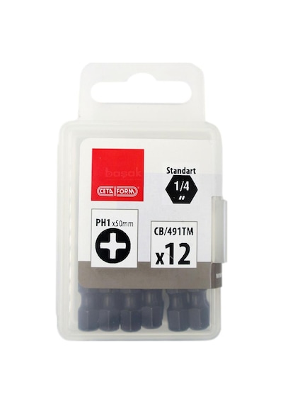 Ceta Form Ph1 x 50 MM Darbeli Yıldız Bits Uç Cb491Tm