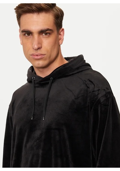 Armani Exchange Siyah Erkek Kapüşon Düz Sweatshirt Xm000054 Af10168 Uc001