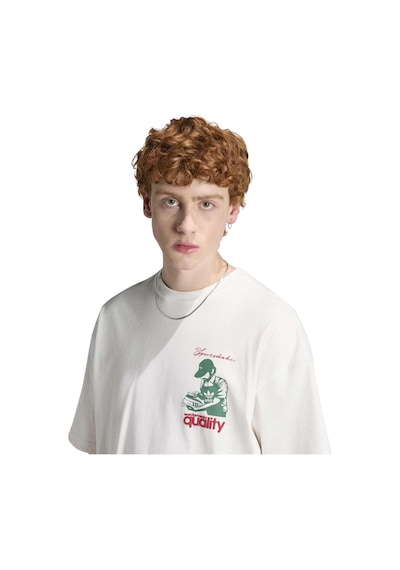 Clowhı Adidas Erkek Günlük T-shirt Quality Tee Ia5976 beyaz