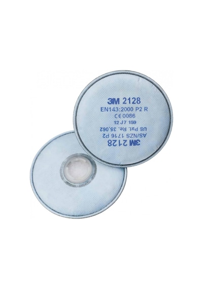 3M 2128 P2 Organik-Ozon Asit Gazı Filtresi 1 Çift